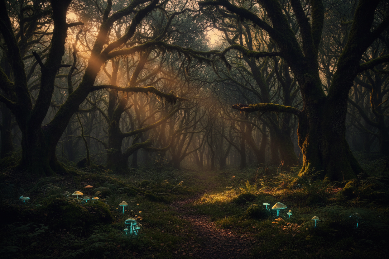 Moody Forest Hero Banner